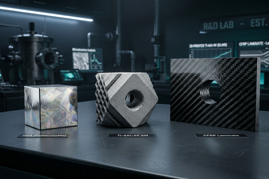 深穴加工の未来を変える3つの新素材 ─ HEA・AM造形品・次世代複合材を徹底解説