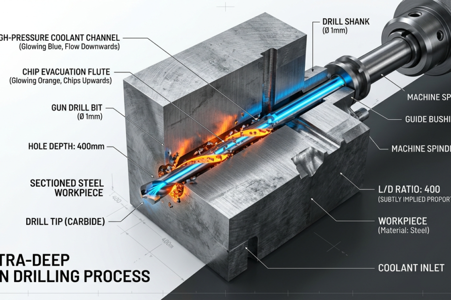 L/D ガンドリル加工